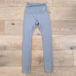 Gymshark Gray Seamless Leggings XS High Waisted Athletic Yoga